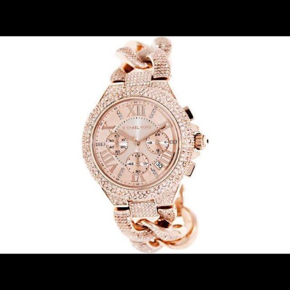 {Michael Kors}MK3196 Camille RoseGold Plated Watch - Picture 2 of 8